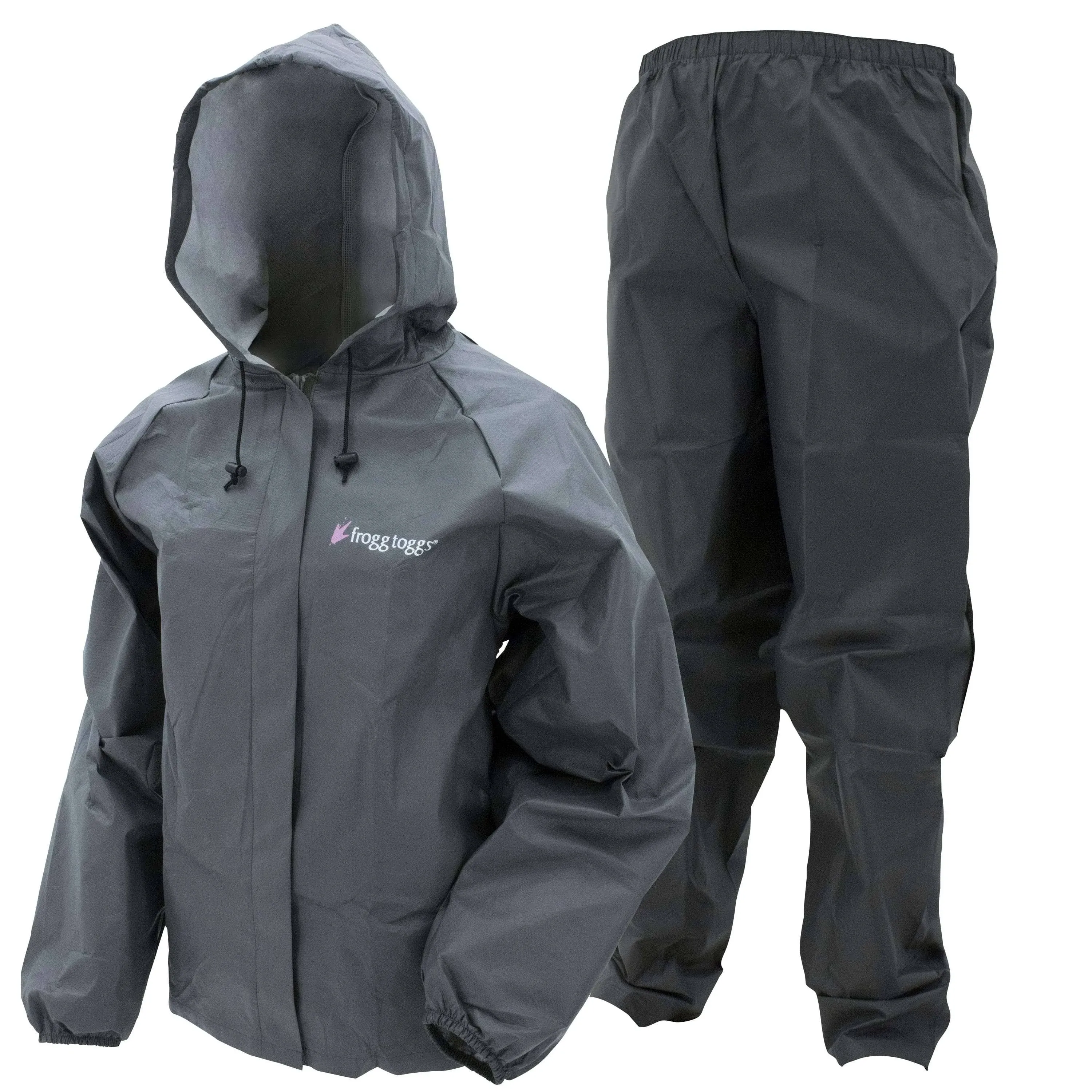 Frogg Toggs Women's Ultra-Lite2 Rain Suit, Carbon Black