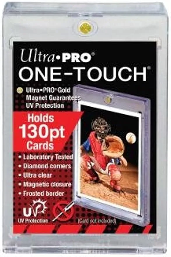 Ultra Pro 81721 Magnetischer One-Touch-Kartenhalter (5 insgesamt) – passend für Karten mit einer Dicke von bis zu 130 Punkten, 5 Stück