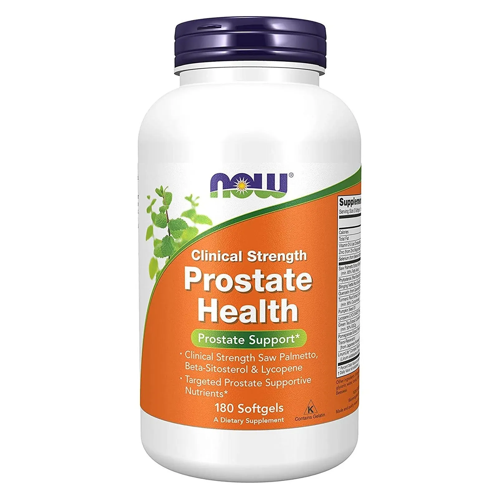 Now Foods Clinical Strength Prostate Health Dietary Supplement, Softgels - 180 count