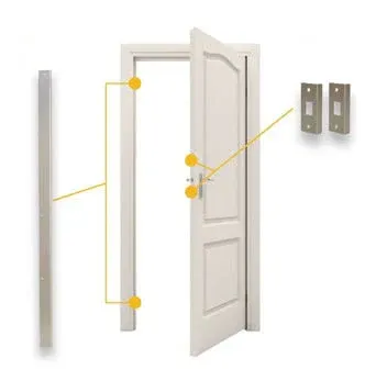 Door Armor Mini - Door Security Reinforcement Kit for Jamb, Frame, Strike Plate 