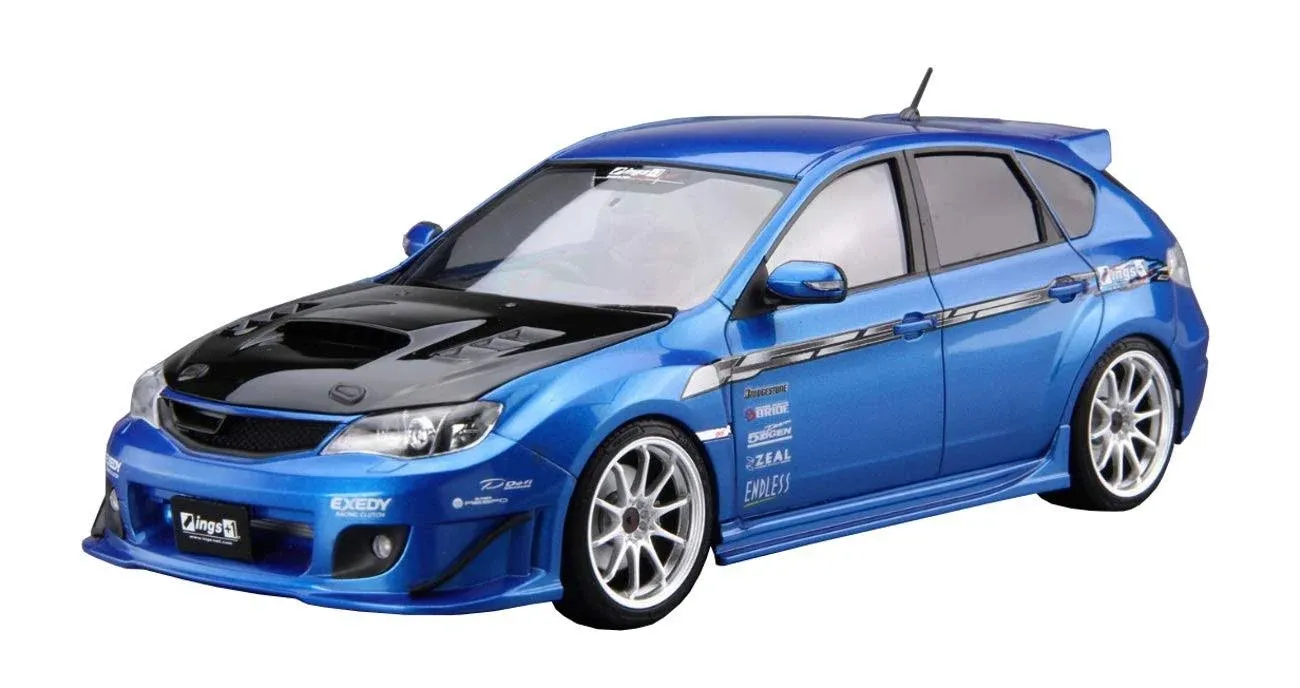 Aoshima - The Tuned Car 1/24 Subaru ings GRB Impreza WRX STI '07 Plastic Model