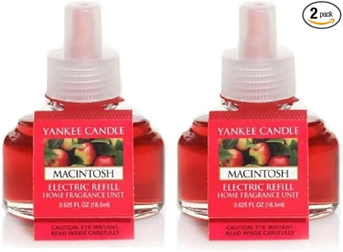 Yankee Candle Macintosh Electric Fragrance Unit Refills