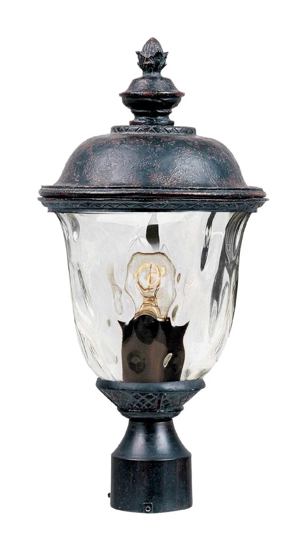 Maxim Lighting Carriage House DC 19.5-in Oriental Bronze Traditional Post LightMaxim Lighting Carriage House DC 19.5-in Oriental Bronze Traditional Post Light