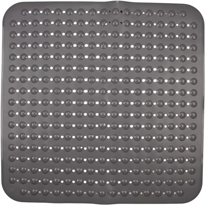 ENKOSI Extra Large Square Non Slip Shower Mat | 31 x 31-Inch XL Shower Mats for Showers Anti Slip - Square Shower Stall Mat for Bathroom Shower