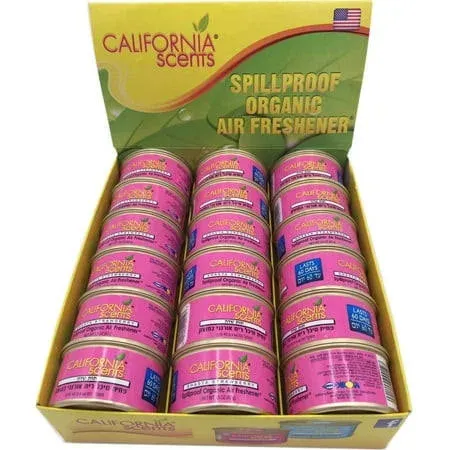 California Scents Spillproof Organic Air Freshener, Shasta Strawberry, 1.5 