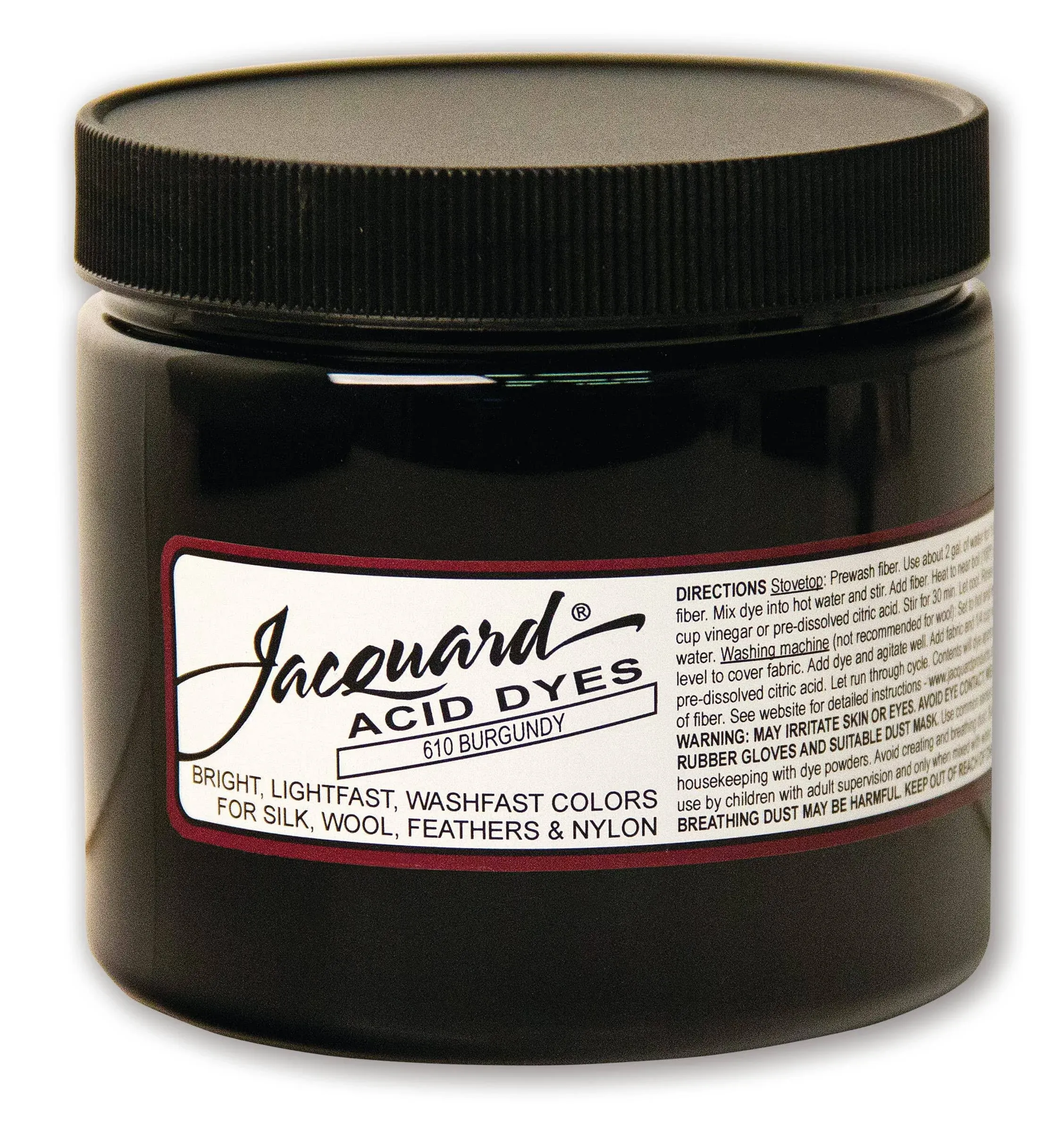 Jacquard Acid Dye - Burgundy, 8 oz