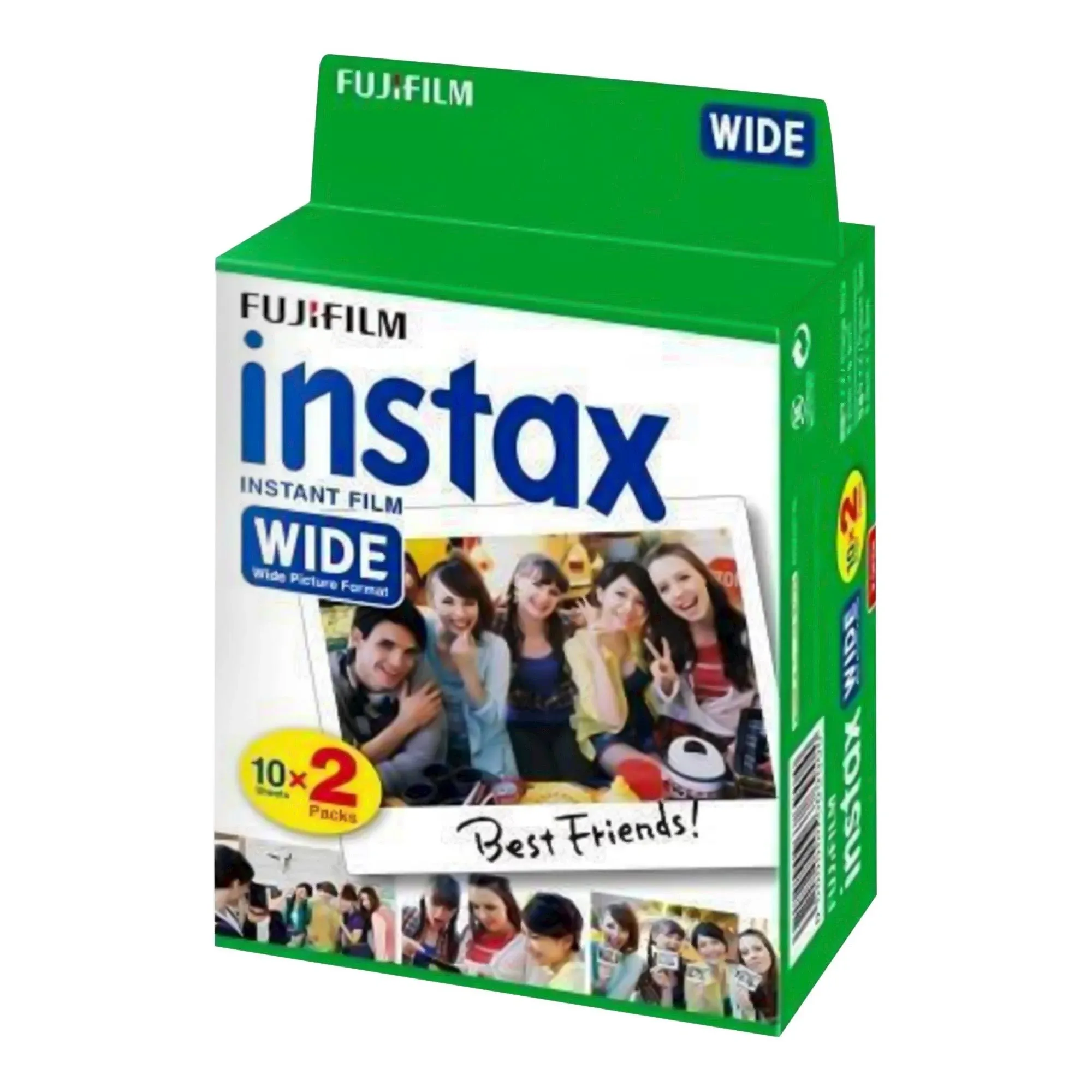 instax Wide Film Twin Pack (White)