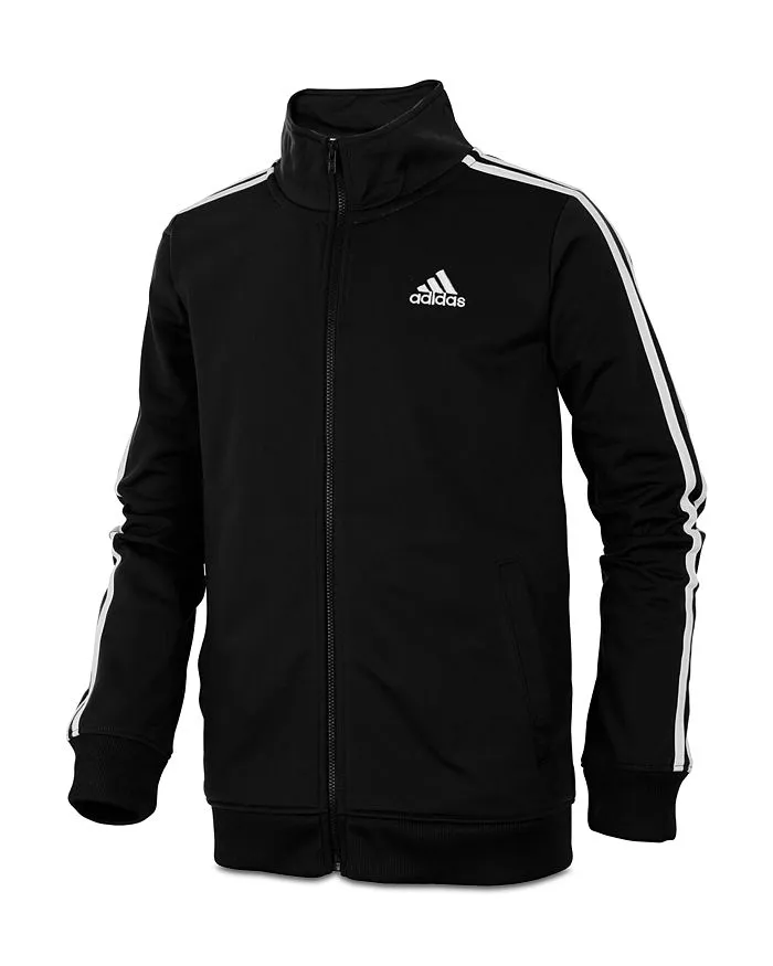 Adidas Toddler Boys Iconic Tricot Jacket - Black - Size 4T