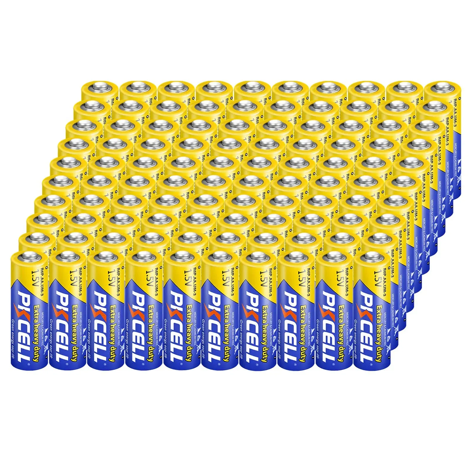 AA Batteries Double a Battery 1.5V AA Heavy Duty Batteries 100 Pack