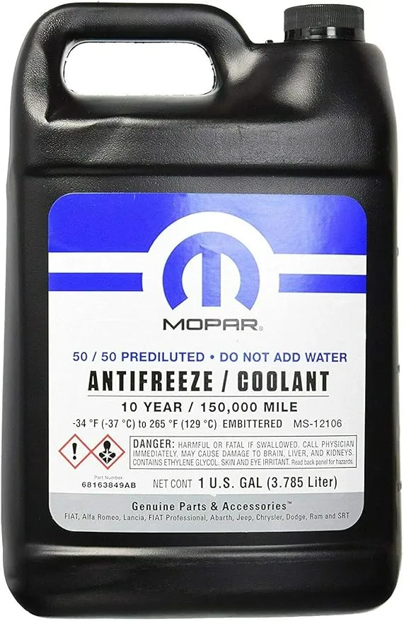 Mopar 68163849AB Coolant Antifreeze US Ram ProMaster 2500 2014-2018