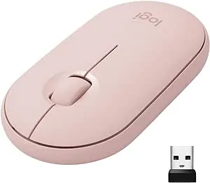 Logitech Pebble M350 Wireless Mouse Pink