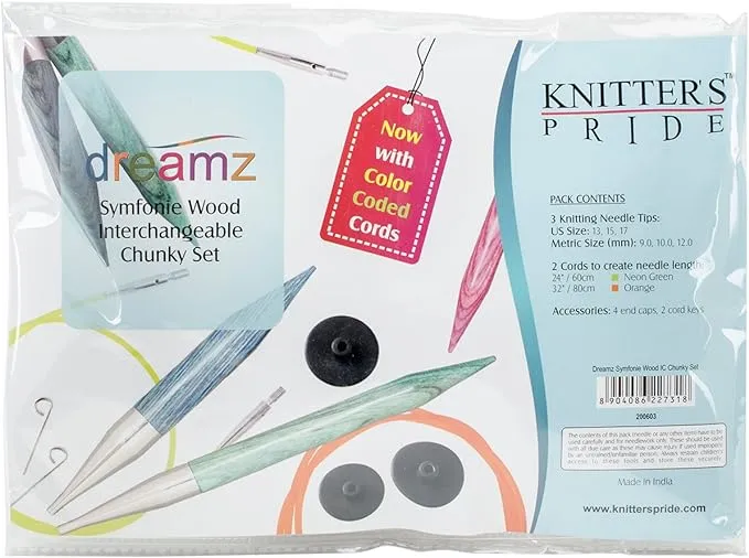 Knitter's Pride KP200603 Dreamz Chunky Interchangeable Needles Set