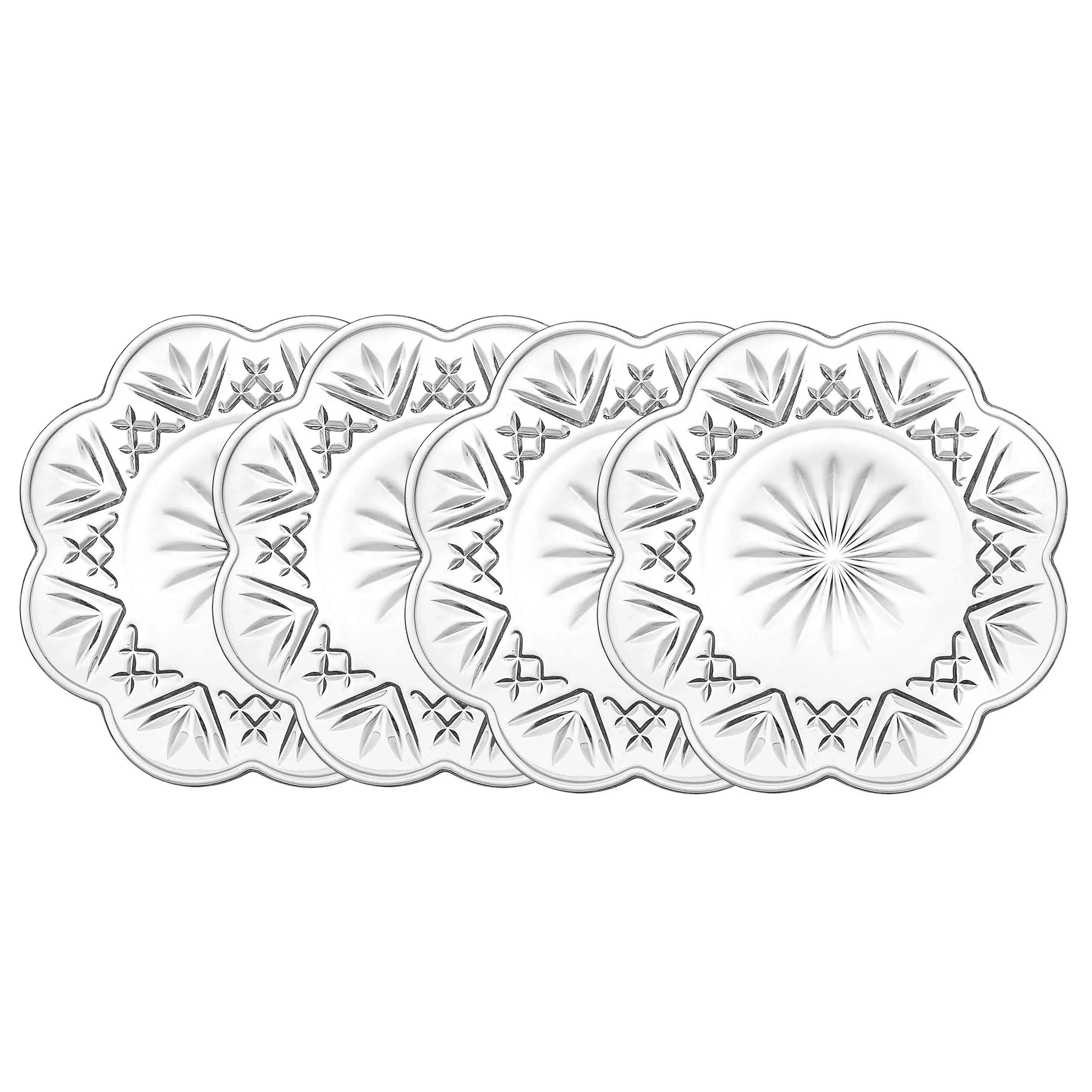 Godinger Set of 4 Dublin Canape Plates