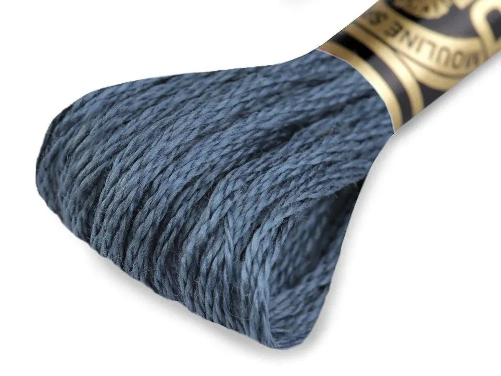 DMC 8.7yd Blues &amp; Purples Cotton Embroidery Floss