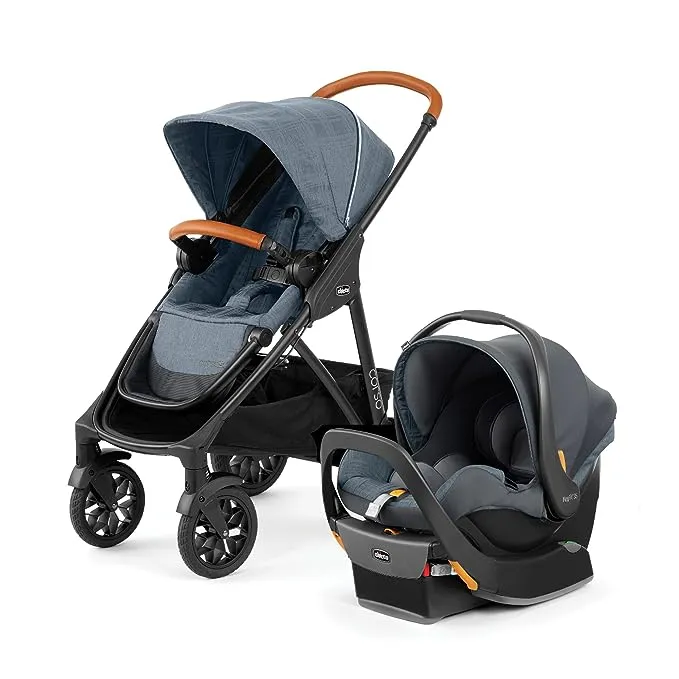 Chicco Corso Primo ClearTex Travel System - Aspen | Black