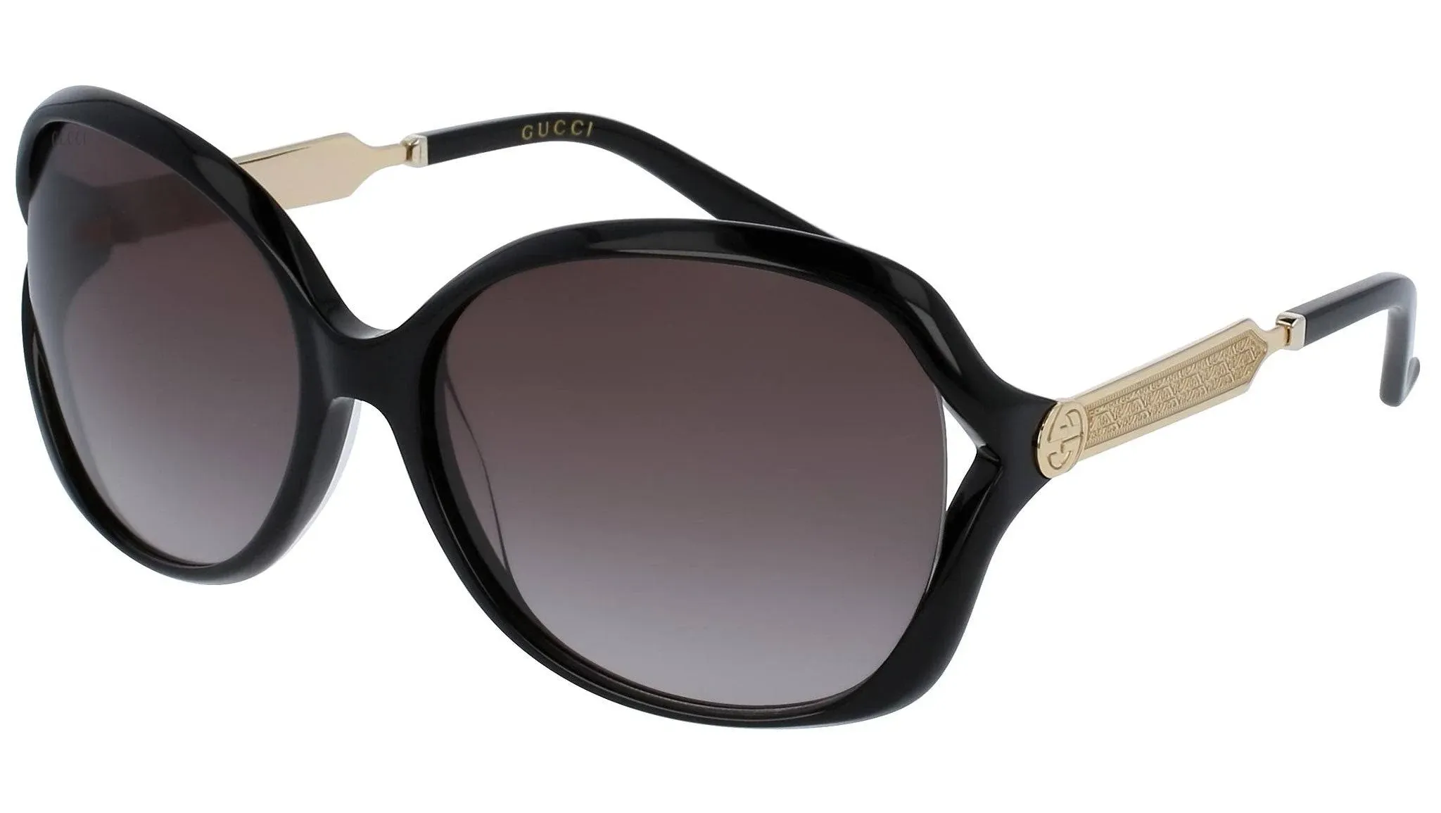 Gucci GG0076S Women Sunglasses - Black