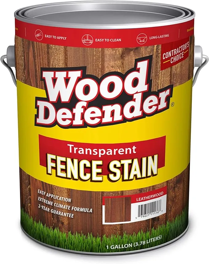 Wood Defender Transparent Fence Stain Oxford Brown Gallon