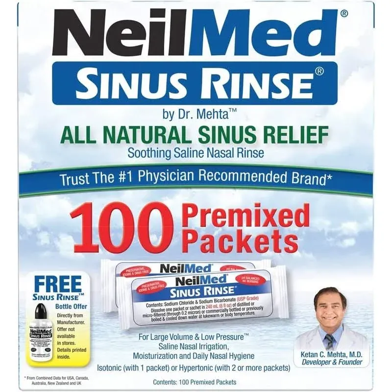 Neilmed Sinus Rinse Premixed Packets