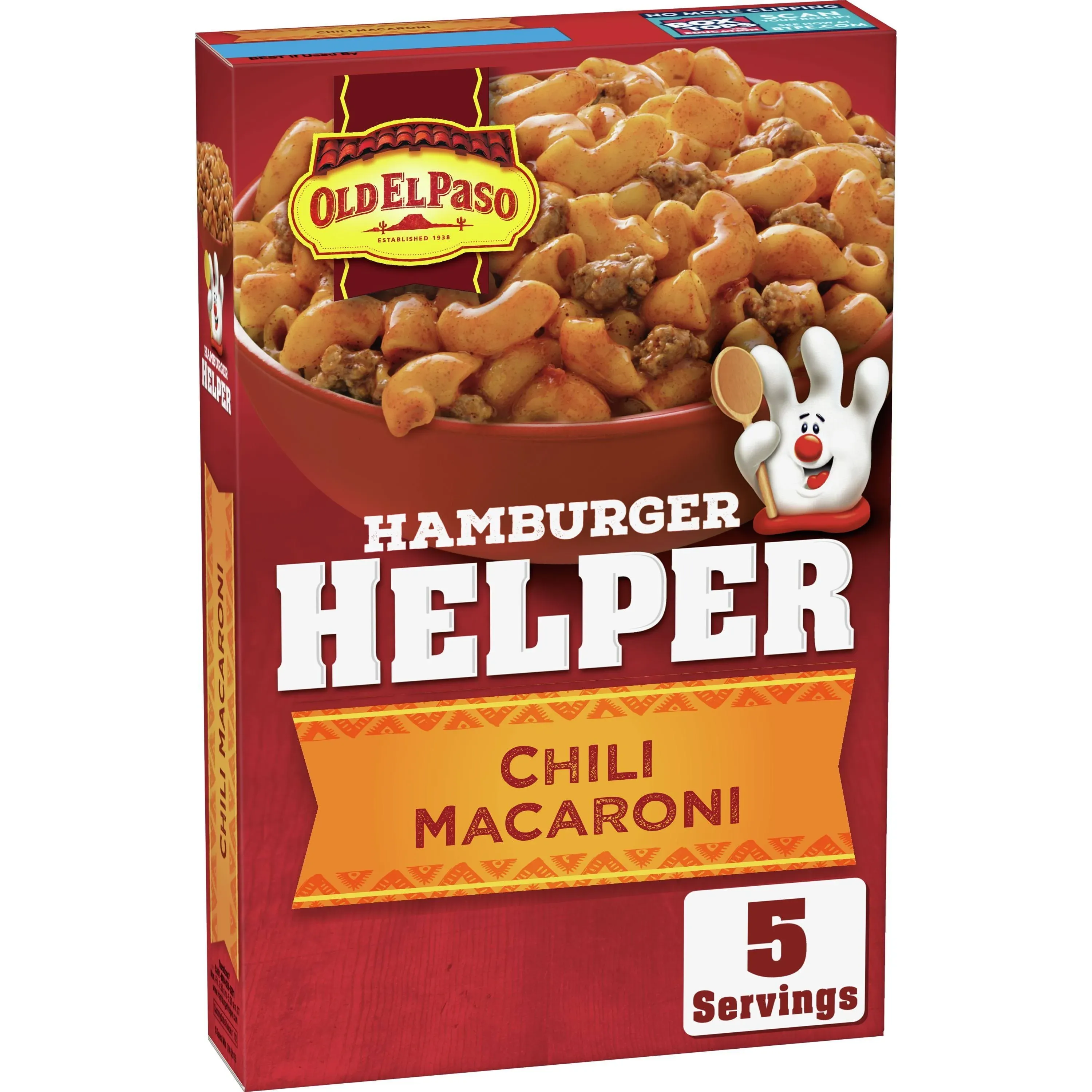 Old El Paso Hamburger Helper Chili Macaroni 5.2 Oz