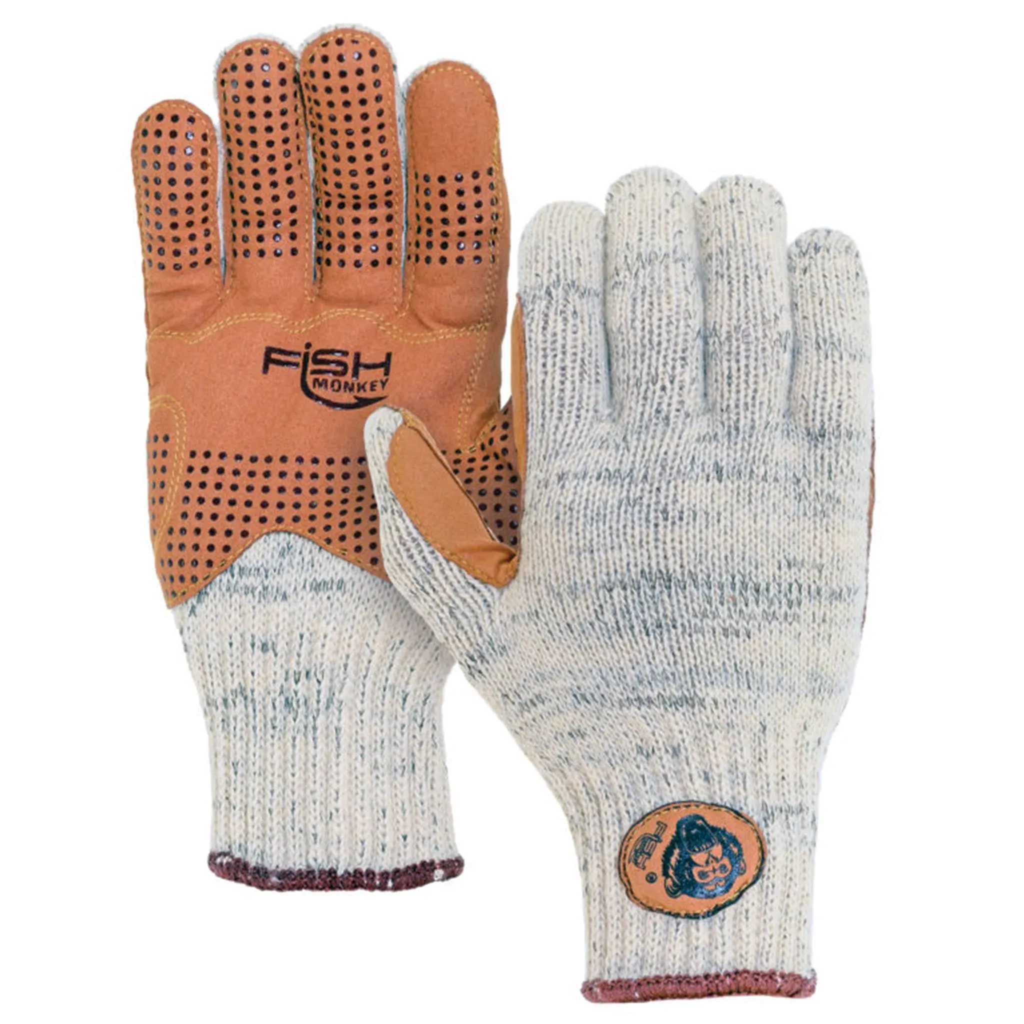 Fish Monkey Men's Wooly Full-Finger Fishing Gloves