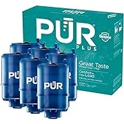 PUR PLUS Mineral Core Faucet Mount Water Filter Replacement (2 Pack) – Compatible With All PUR Faucet Filtration Systems