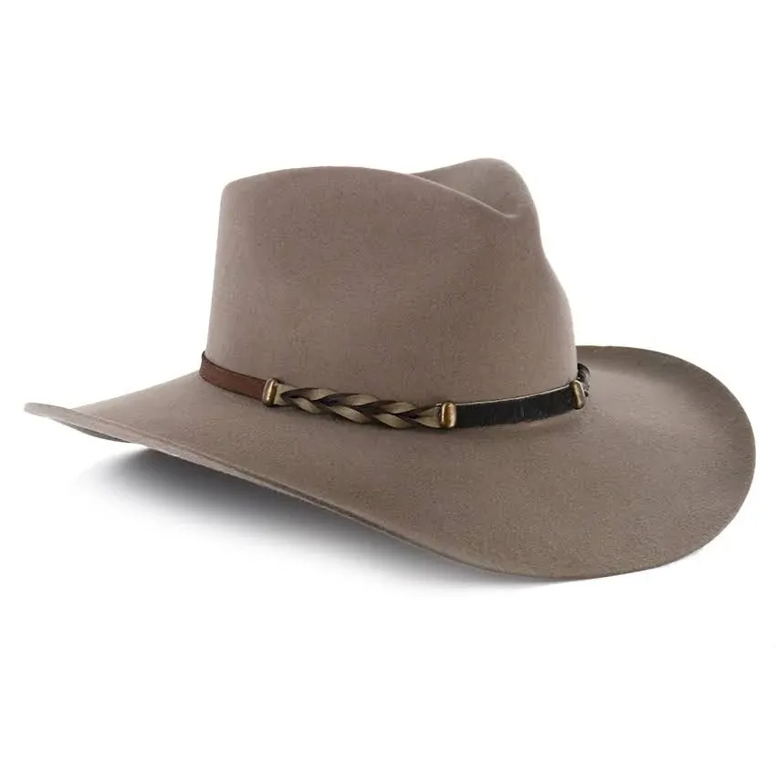 Stetson Drifter 4X Buffalo Fur Felt Hat - Stone 6 3/4