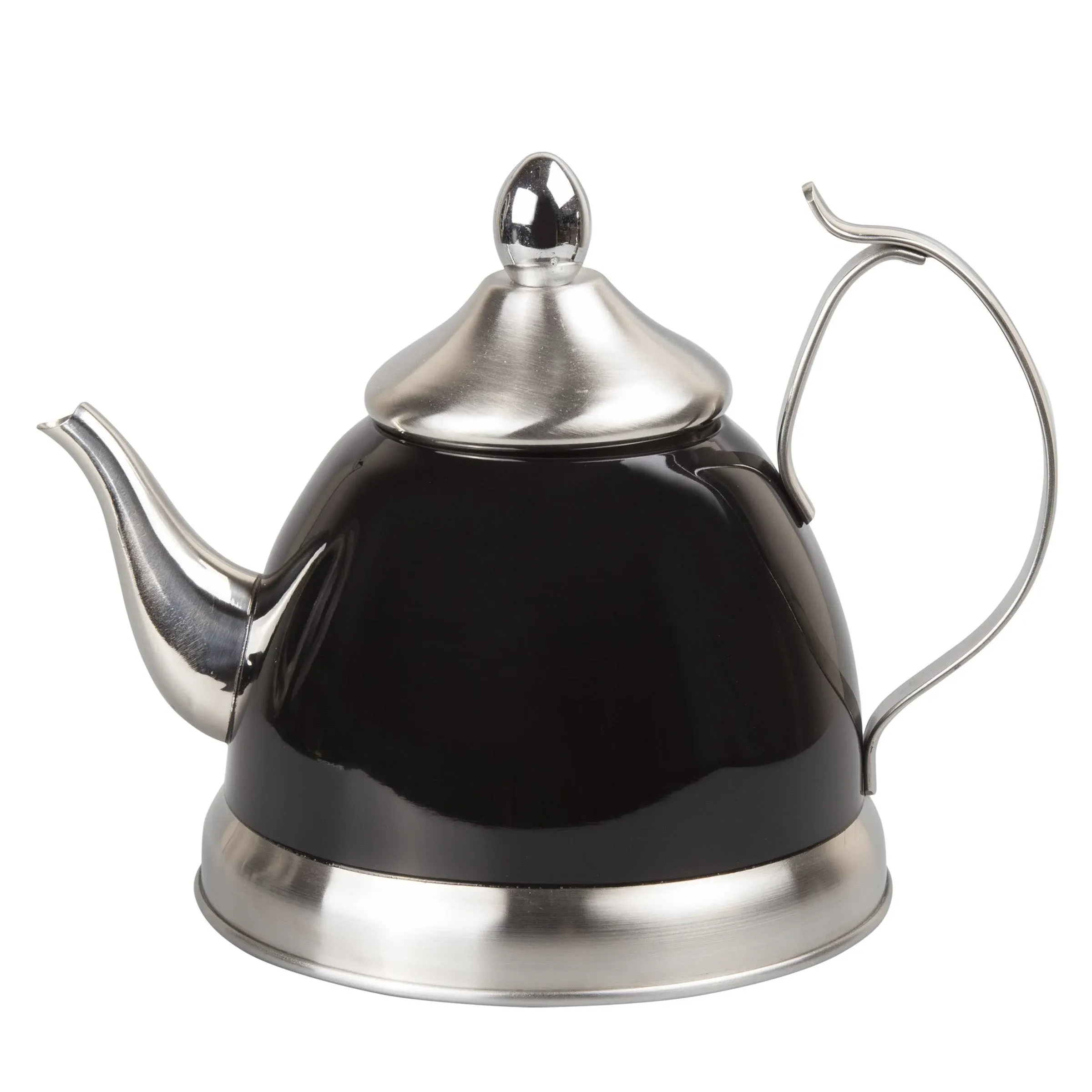 Creative Home Nobili-Tea 1.0 qt. Stainless Steel Tea Kettle with Removable ...