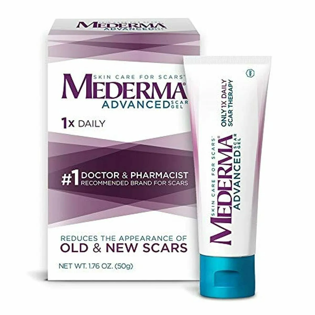 Mederma Advanced Scar Gel - 1x Daily - Reduces The Appearance of Old & New Scars