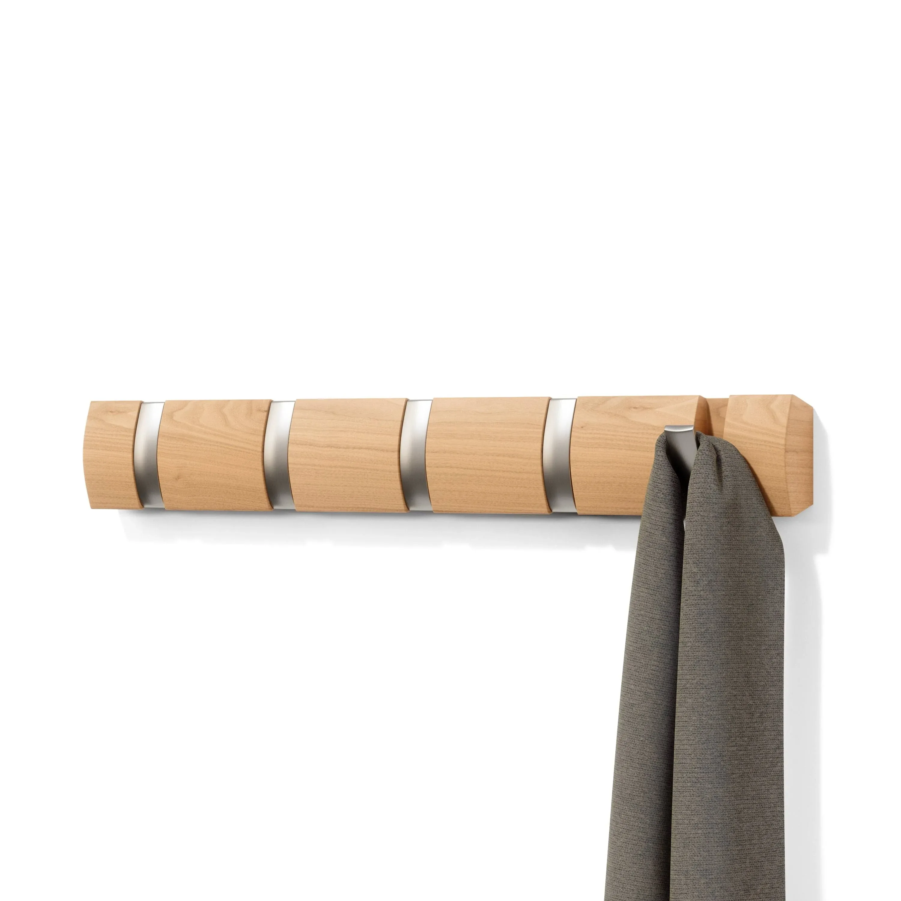 Umbra Flip 5-Hook Wall Rack - Natural