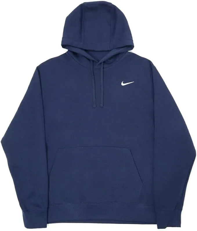 Nike Club Fleece Pullover Hoodie (Navy) L