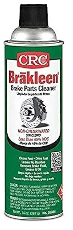 CRC 05084 Brakleen Brake Parts Cleaner - Non-Chlorinated - 14 WT oz (6 Pack)