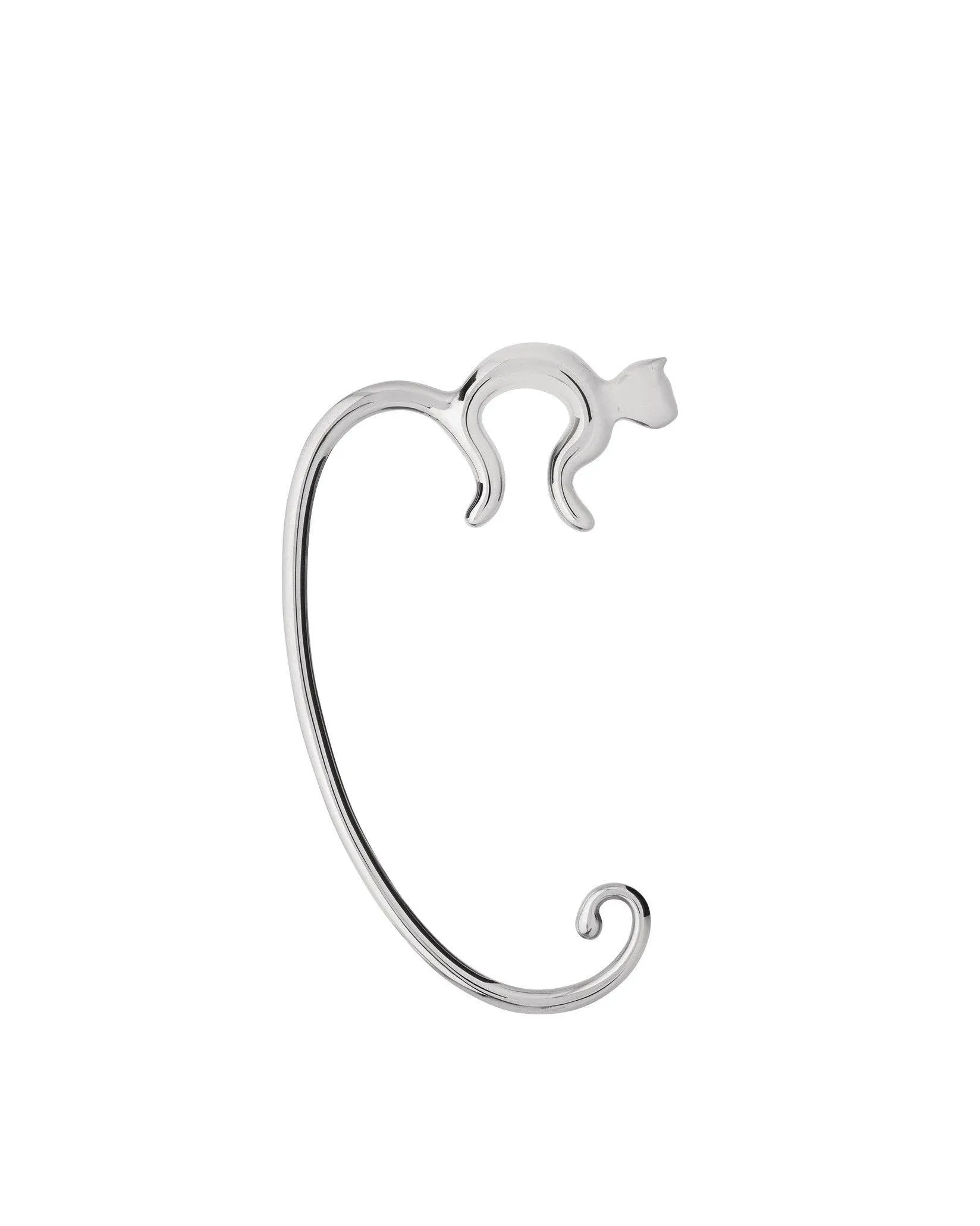 Alessi Aleesi FGO01 Minou Purse Hook, Silver,Small