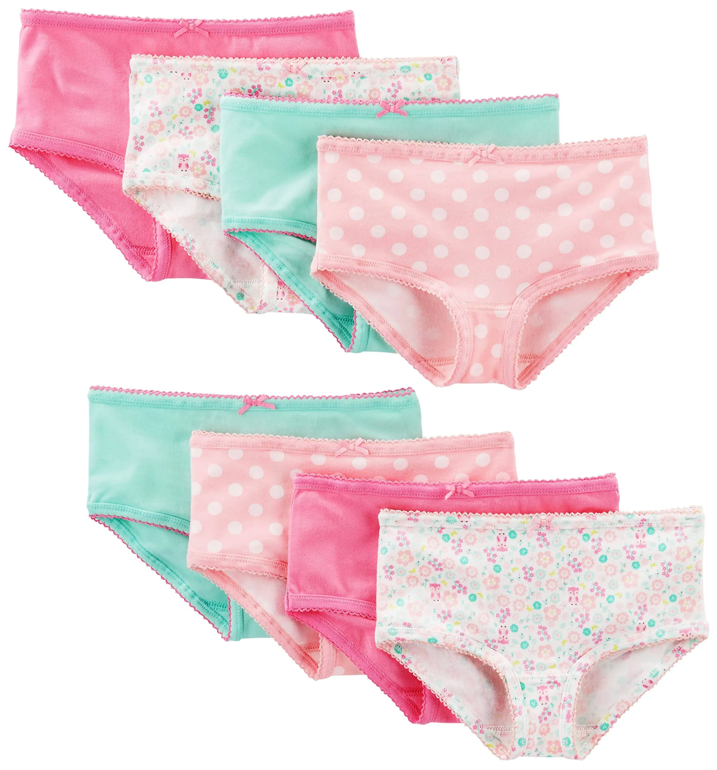 Simple Joys by Carter&#039;s Girls&#039; Underwear, Pack of 8