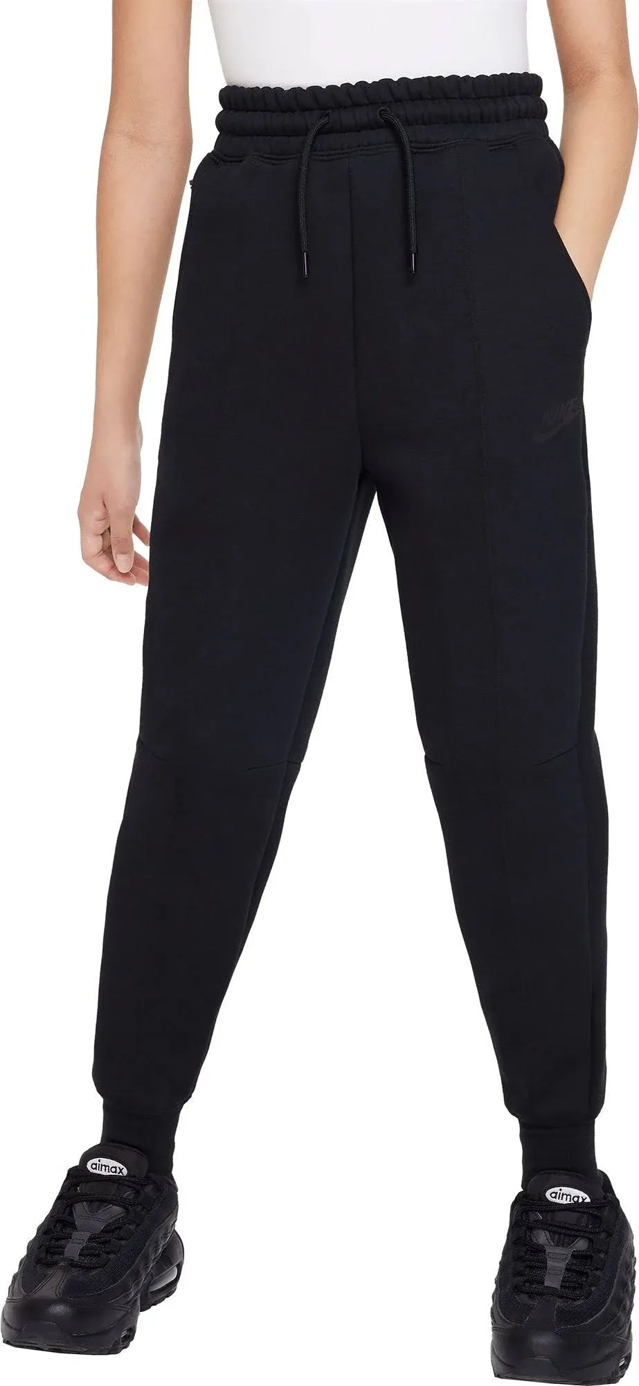 Nike Girls' Tech Fleece Jogger Pants, Small, Black