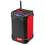 Milwaukee Tool M12 12V Lithium-Ion Cordless Bluetooth/AM/FM Jobsite Radio and Charger (Tool Only)