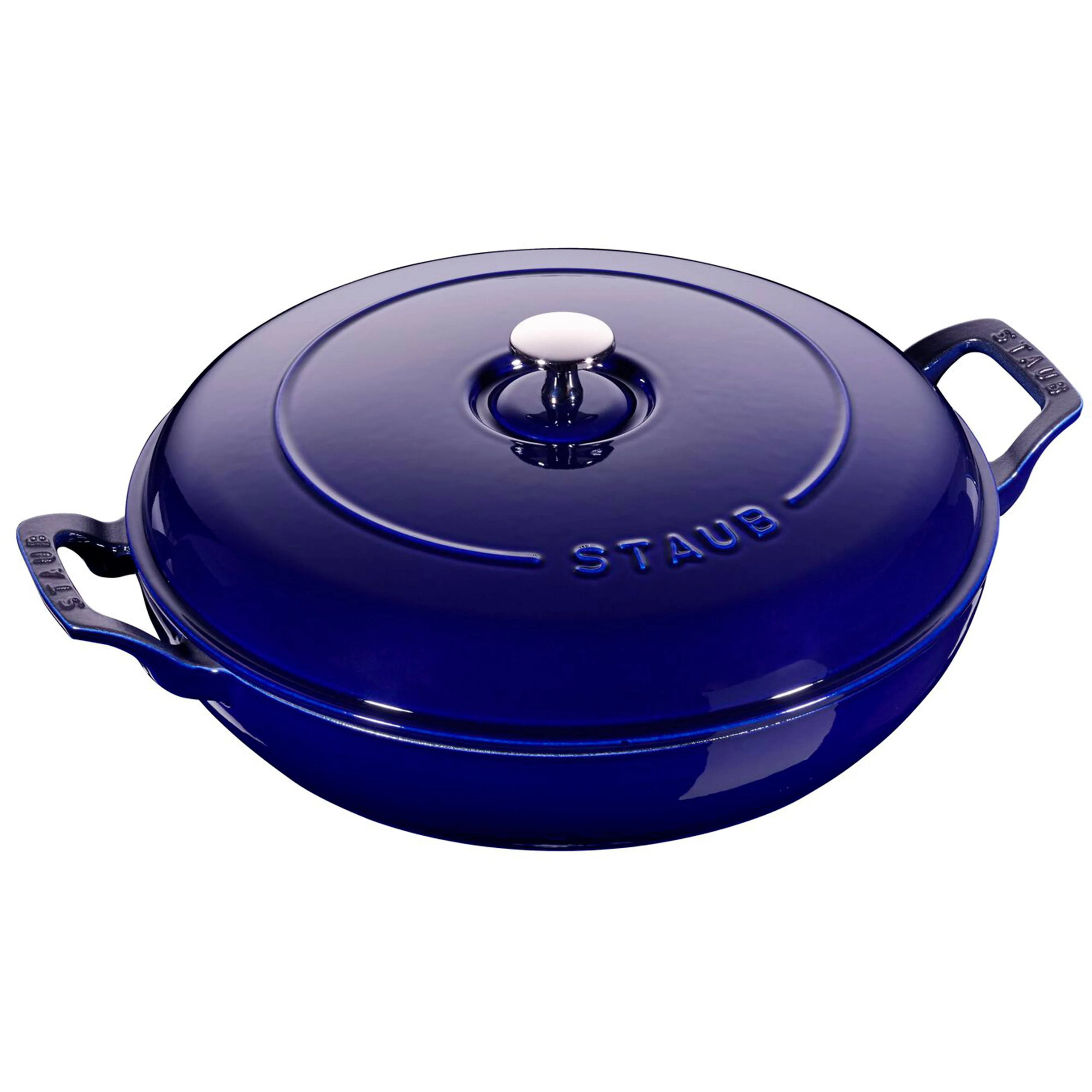 Staub - Cast Iron 3.5-qt Braiser - Dark Blue