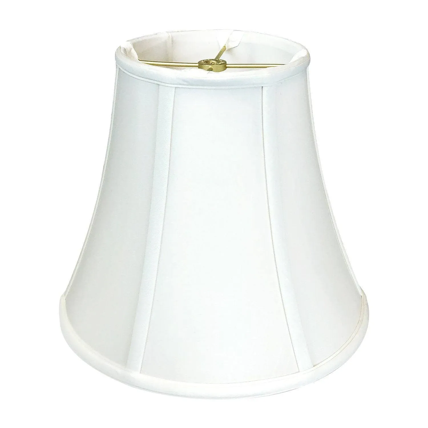 Royal Designs True Bell Lamp Shade, White, 3.75 x 7 x 6.75, Round Clip