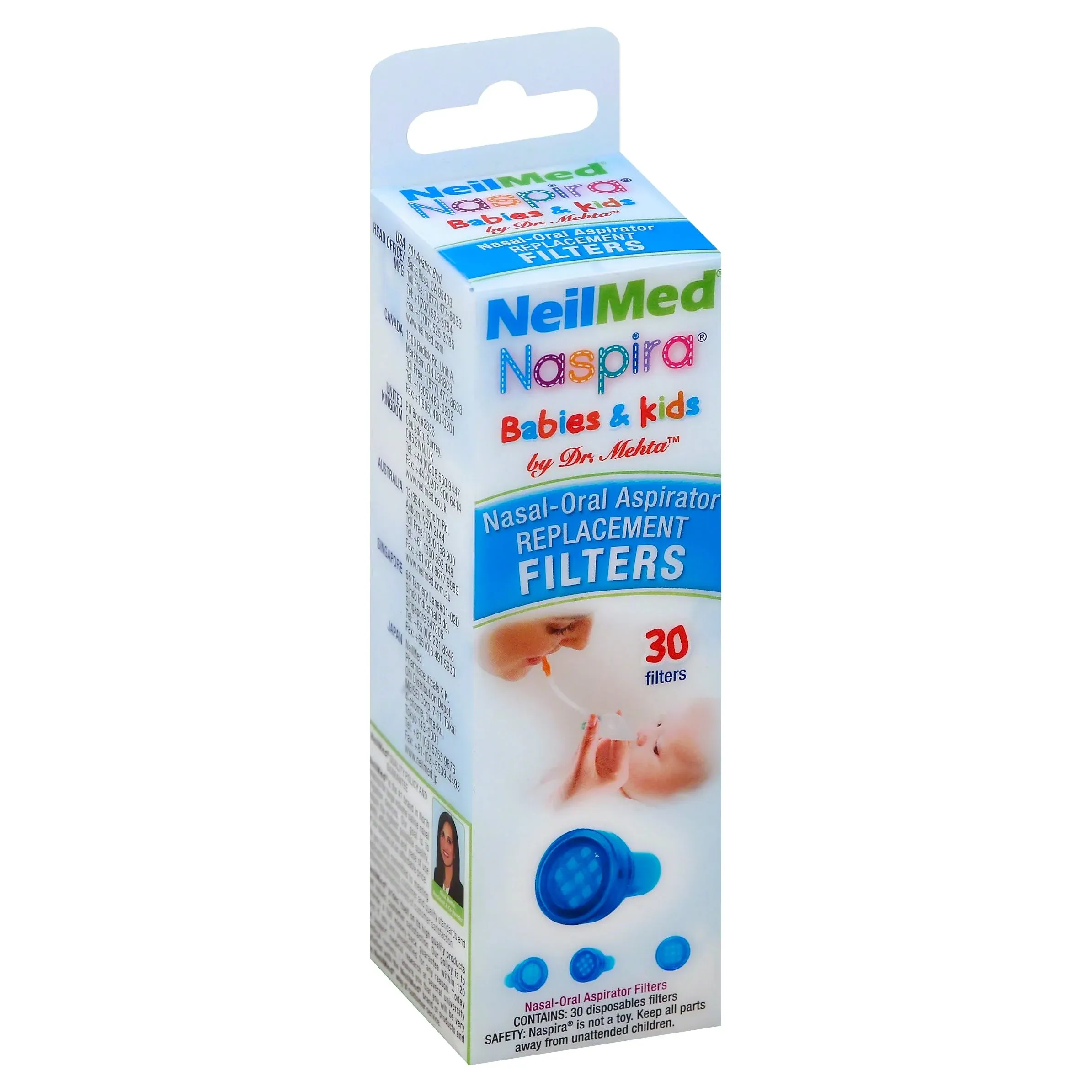 NeilMed Pharmaceutical<wbr/>s - Naspira Replacement Filters - 30 filters