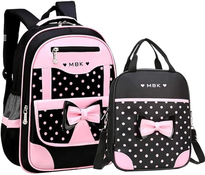 VIDOSCLA Girls' Cute Bowknot School Bags