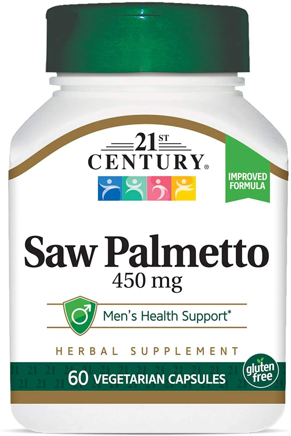 21st Century Saw Palmetto Extract, Standardized, Vegetarian Capsules - 60 capsules