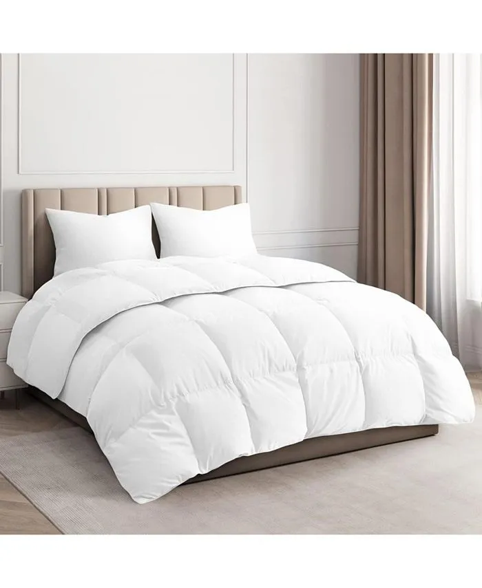 CGK Linens Goose Down Alternative Comforter Set, Size: Full, White