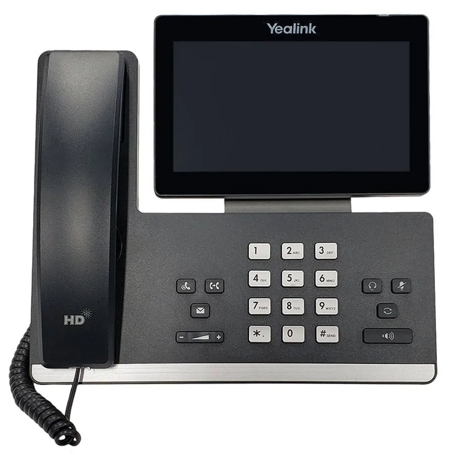 Yealink SIP-T58W Pro IP Phone - Corded/Cordless - Corded/Cordless - Bluetooth, Wi-Fi - Wall Mountable, Desktop - Classic Gray