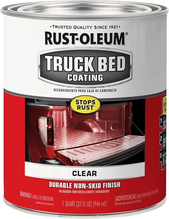 Black, Rust-Oleum Automotive Truck Bed Coating-342668, Quart