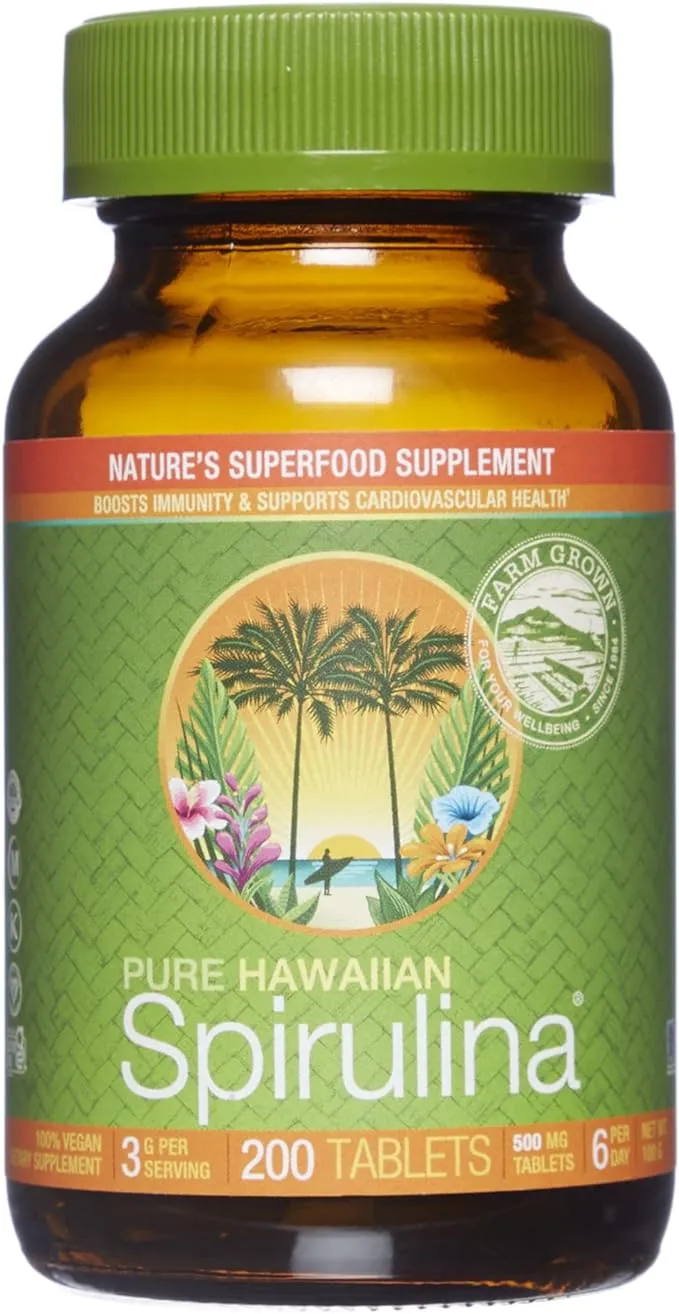 Nutrex Hawaii Hawaiian Spirulina Pacifica 180 Tablets