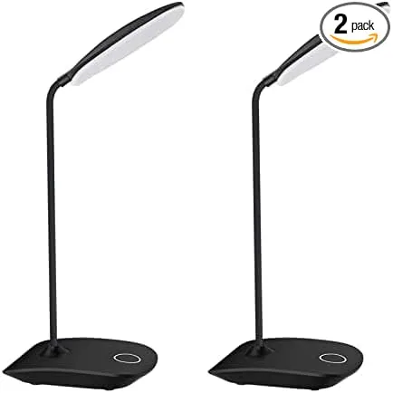 DEEPLITE LED Desk Lamp with Flexible Gooseneck 3 Level Brightness, Battery ...