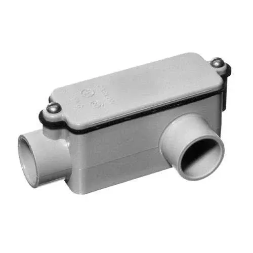 PVC Type LL Conduit Body, 2 inch hub Approved Vendor B01128