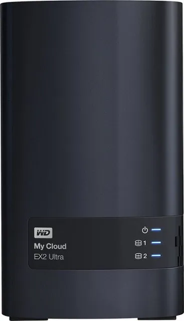 WD - My Cloud Expert EX2 Ultra 2-Bay 0TB External Network Attached Storage (NAS) - Charcoal