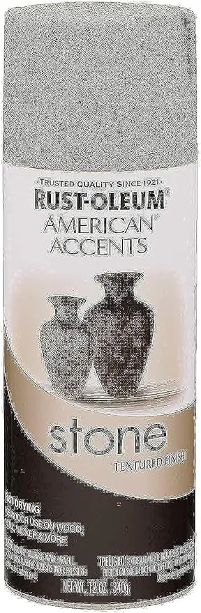 Gray, Rust-Oleum American Accents Textured Spray Paint, 12 oz