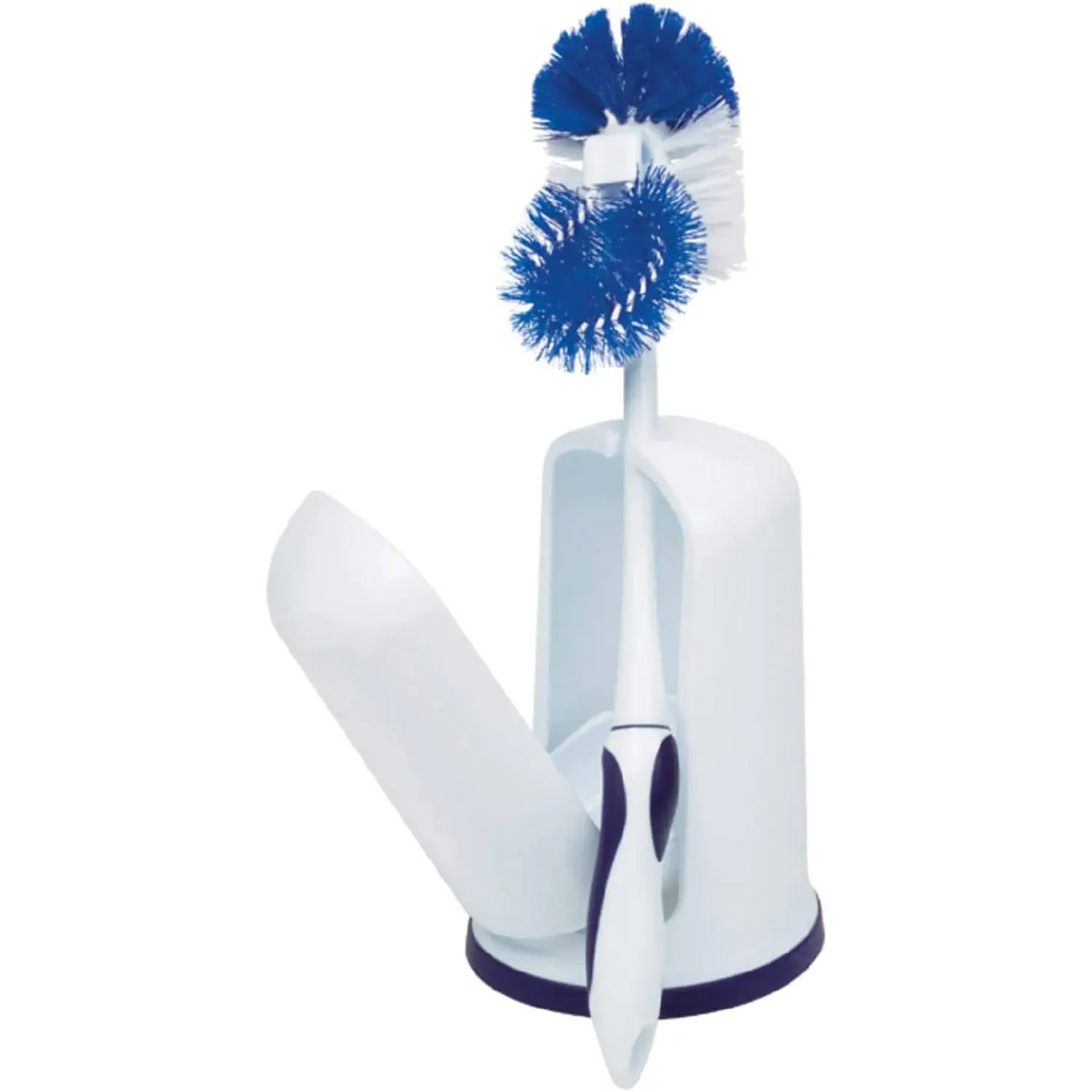 Rubbermaid Toilet Bowl Brush with Caddy Holder with Caddy Holder Cobalt Blue ...