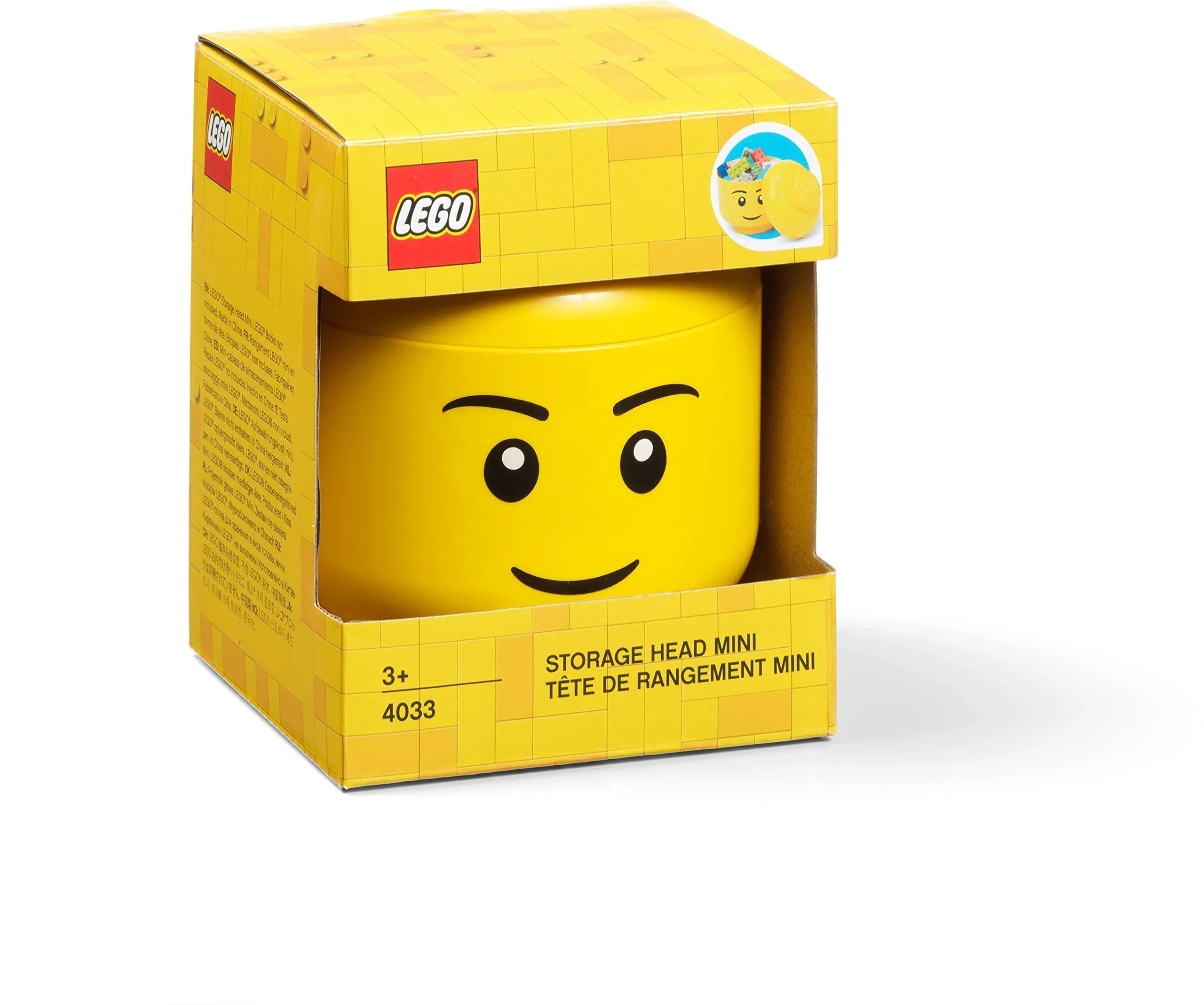 Lego Boy Mini Storage Head